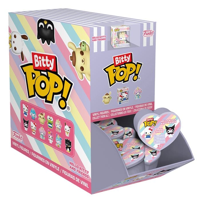 Hello Kitty&Friends Figura Pocket POP! Vinyl Hearts PDQ Display (24) 2,5 cm Frikytopia