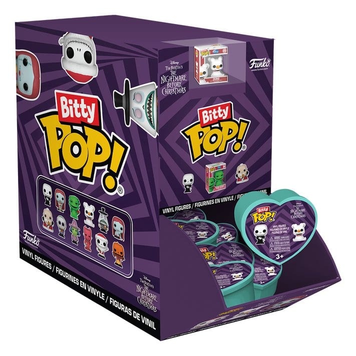 Pesadilla antes de Navidad Figura Pocket POP! Vinyl Hearts Classic PDQ Display (24) 2,5 cm Frikytopia