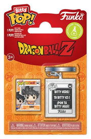 Dragon Ball Z Pack de 2 Figuras Bitty POP! & Accessory Vinyl Goku w/KCHN 2 cm
