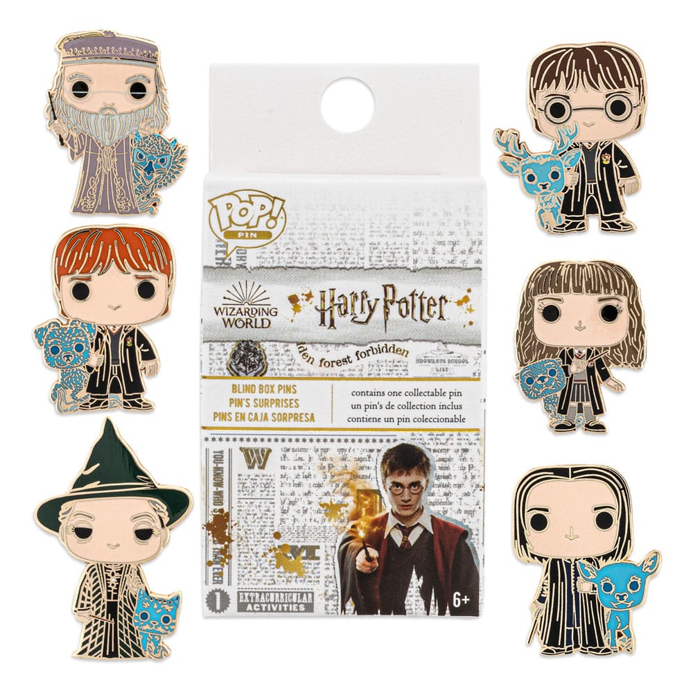 Harry Potter Loungefly POP! Pin Chapas esmaltadas Eaches 4 cm Surtido (12)