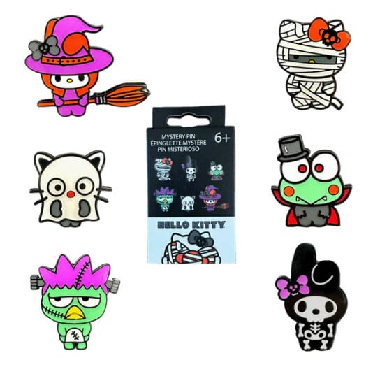 Hello Kitty by Loungefly Chapas esmaltadas Blind Box Halloween Expositor (12)