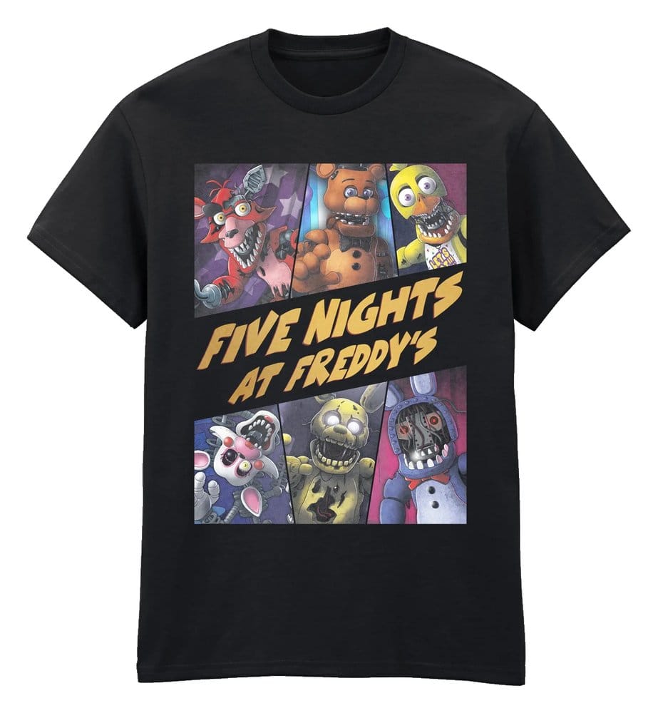Five Nights at Freddy’s Camiseta Withered Group Black Talla XL