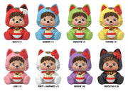 Monchhichi Rokimoto Figura Cup of Fun Lucky Cat Series Blind Box Display (6)
