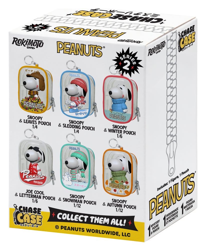 Snoopy Chase Case Mini Figura Blind Box Serie 2 9 cm