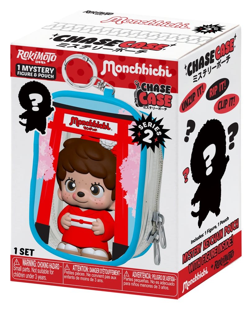 Monchhichi Chase Case Mini Figura Blind Box Serie 2 9 cm Frikytopia
