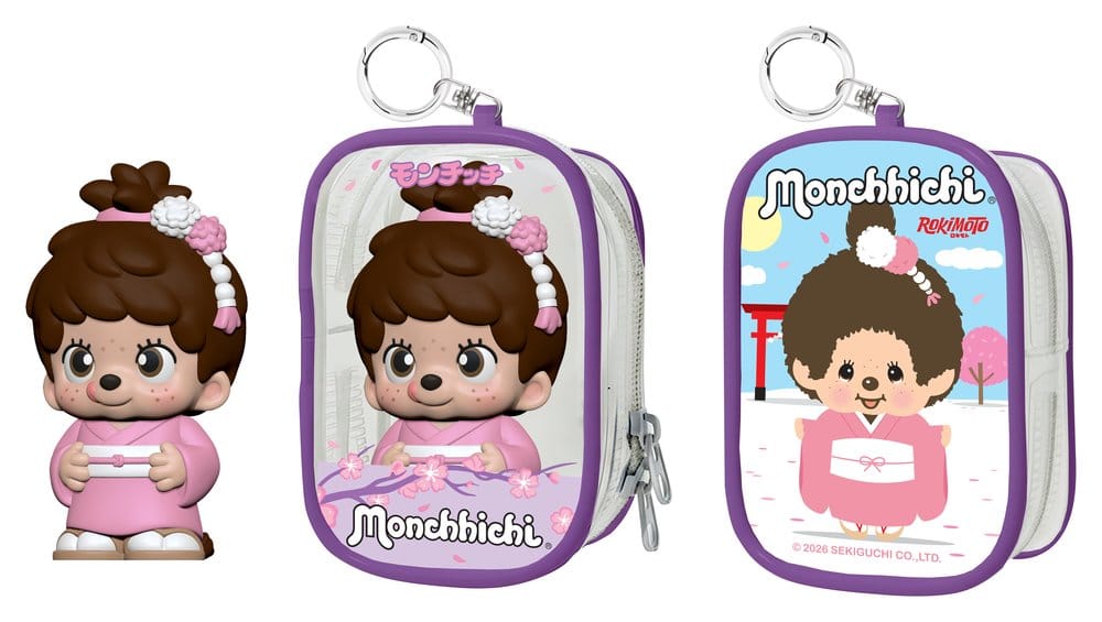 Monchhichi Chase Case Mini Figura Blind Box Serie 2 9 cm