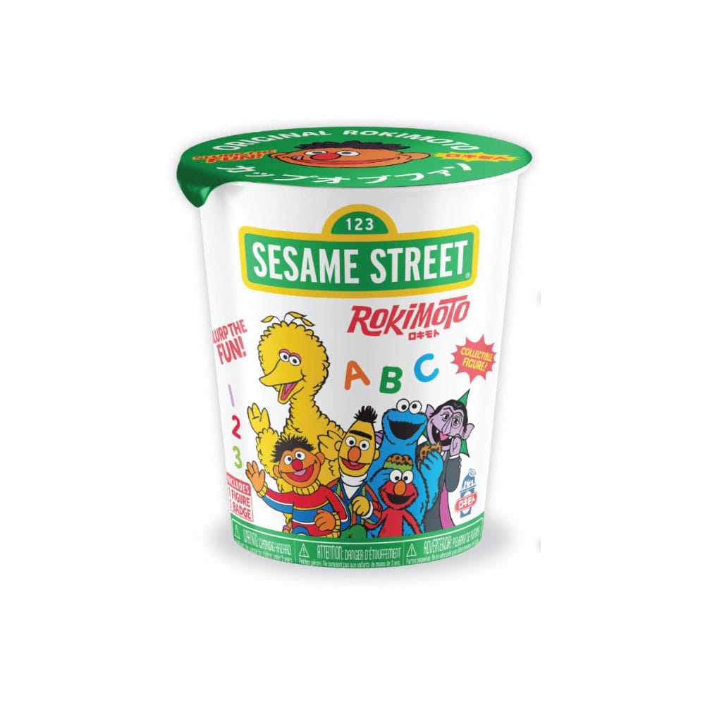 Sesame Street Rokimoto Cup of Fun Figuras Blind Box 10 cm Wave 1 Expositor (12)
