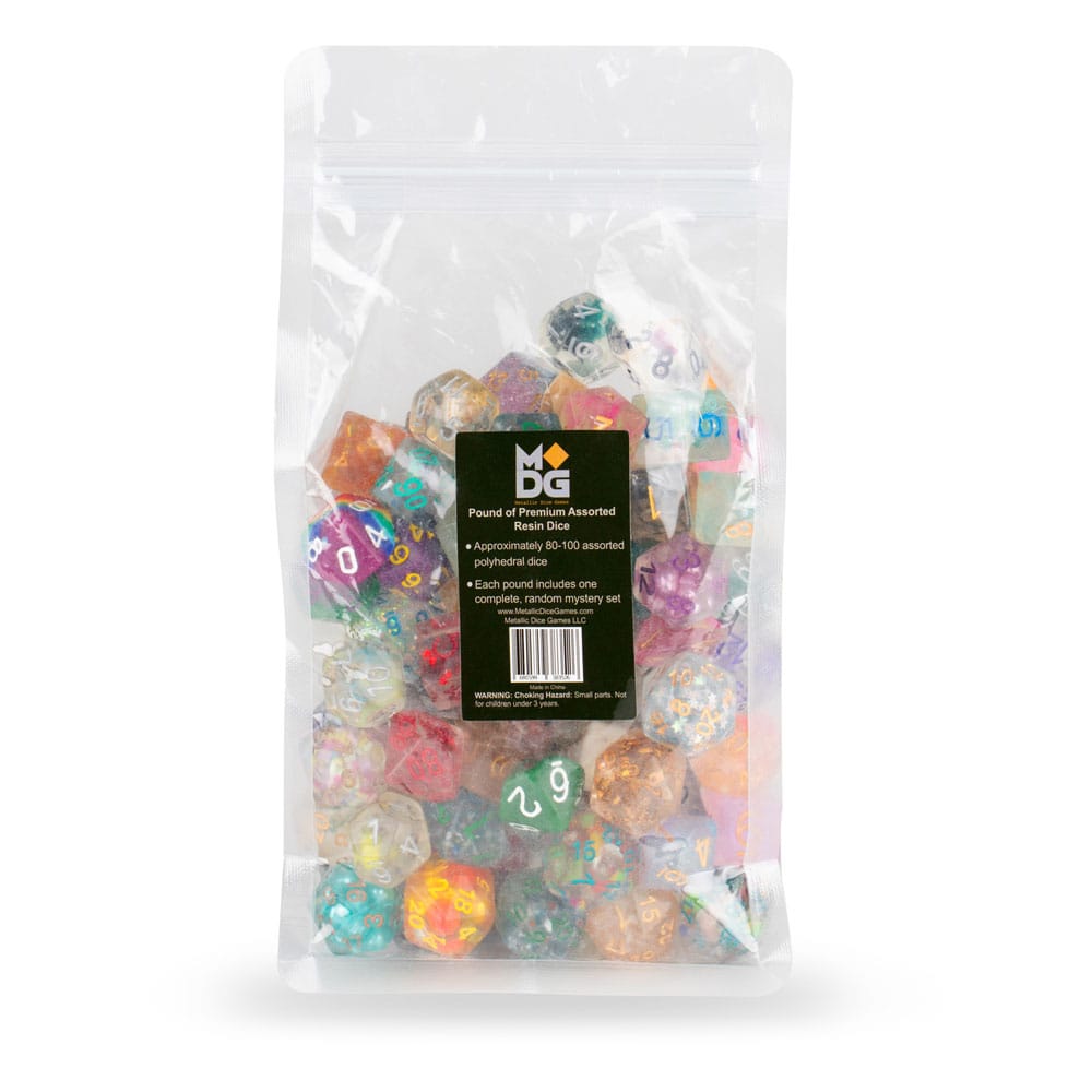 MDG Pack de Dados 1 libra Frikytopia