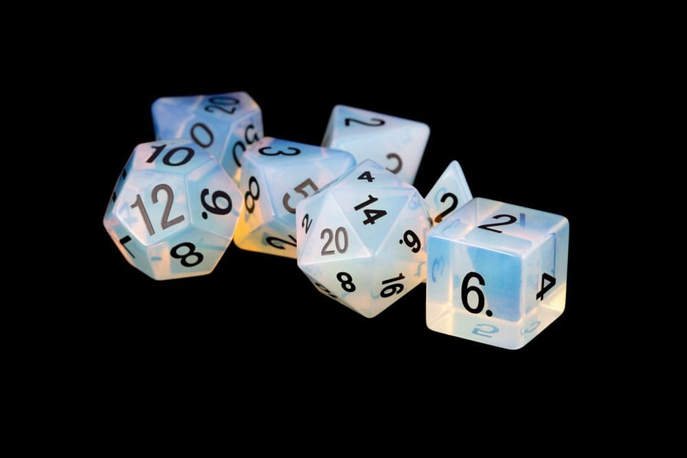 FanRoll Pack de Dados Opalite (7) Frikytopia