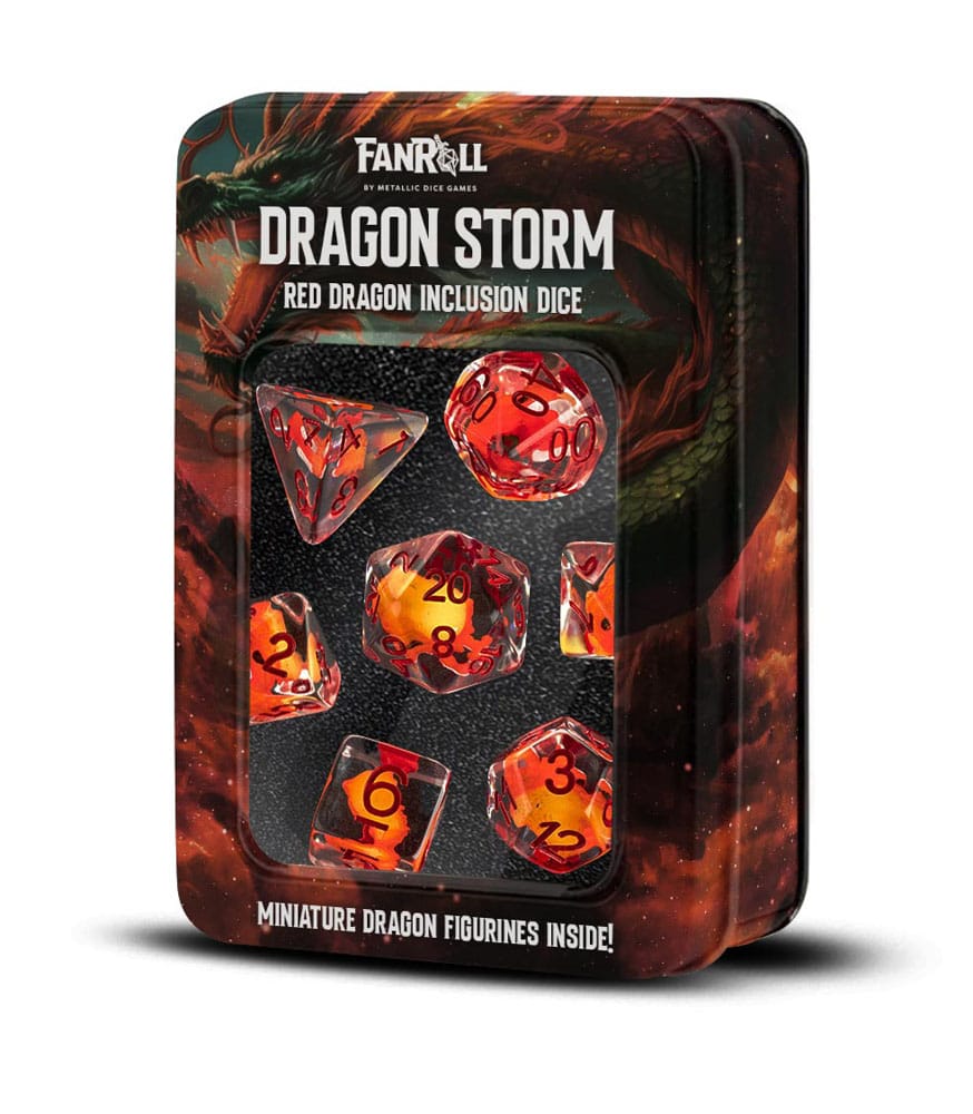 Dragon Storm Inclusion Pack de Dados Red Dragon (7)