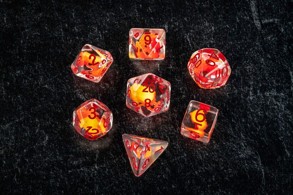 Dragon Storm Inclusion Pack de Dados Red Dragon (7)