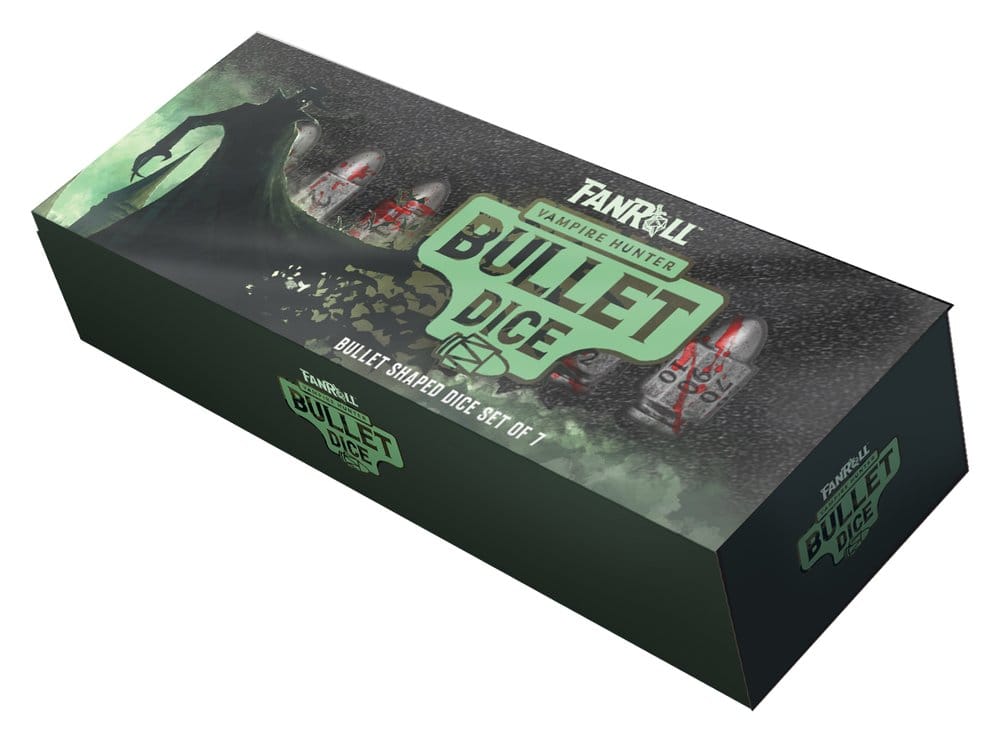 FanRoll Resin Bullet Poly Pack de Dados Vampire Hunter (7)
