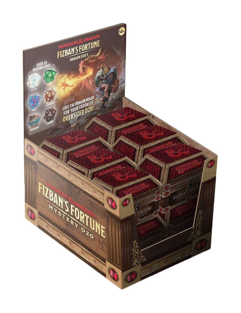 Dungeons & Dragons Blind Mystery Box Dados Fizban's Treasure d20 25 mm