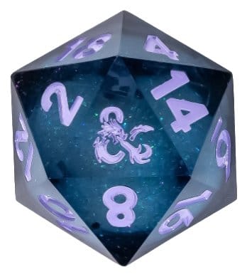 Dungeons & Dragons Mists of Ravenloft Dado Oversized Liquid Core d20 Frikytopia