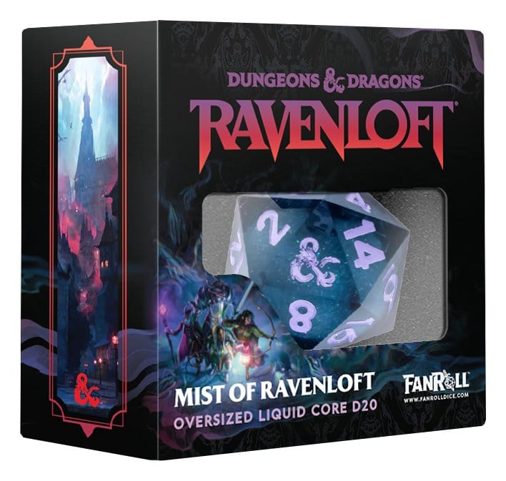 Dungeons & Dragons Mists of Ravenloft Dado Oversized Liquid Core d20