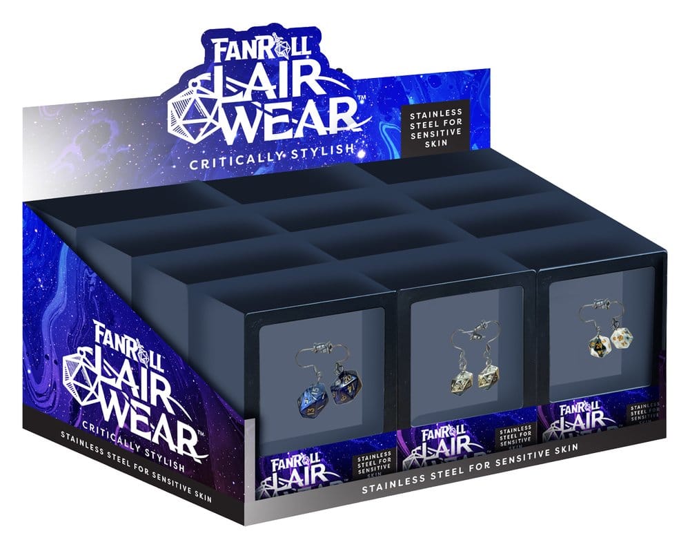 Lair Wear Pendientes de Dado Surtido (12) Frikytopia