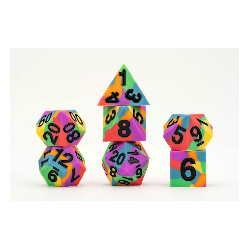 MDG Pack de Dados Pride Rainbow Flag Frikytopia
