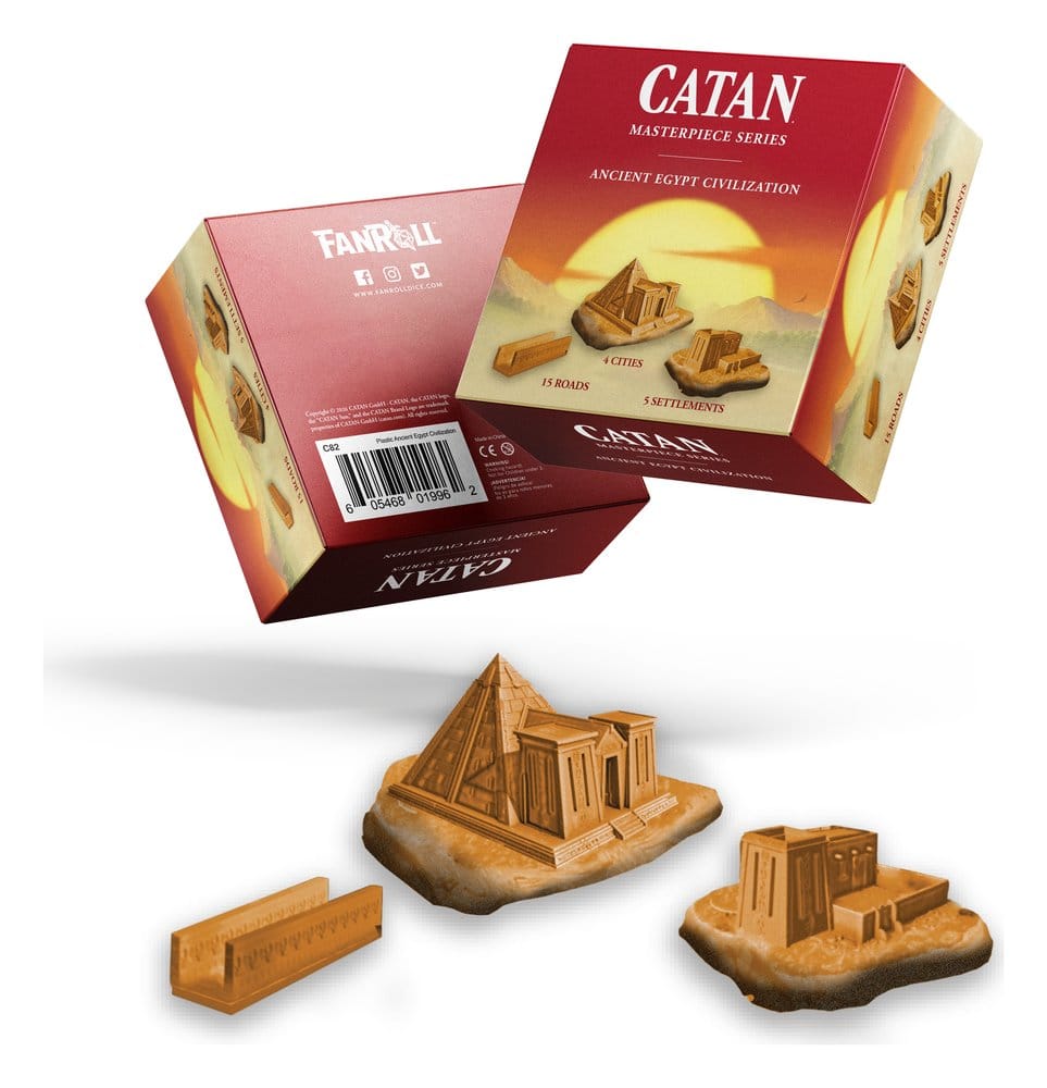 Catan Masterpiece Series Set de mini figuras Egipto