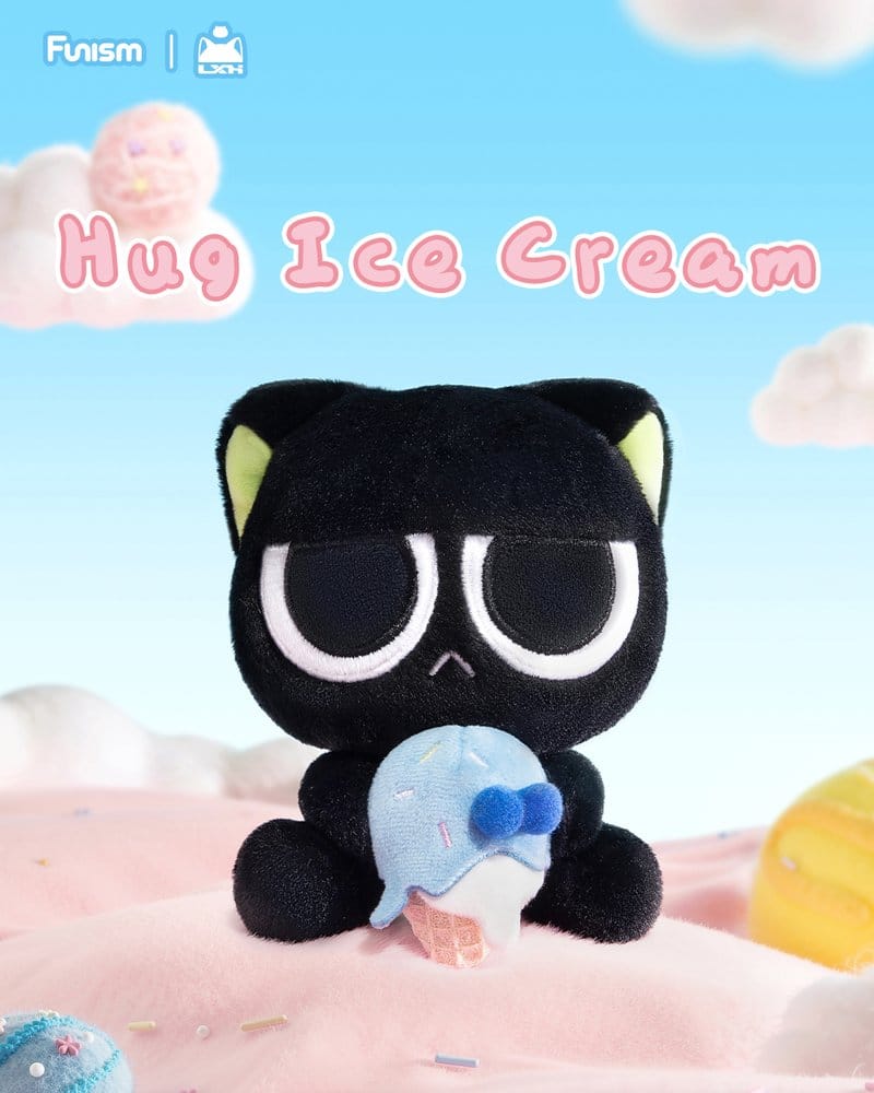 Luo Xiaohei Hug Series Llavero de Peluche Blind Box Expositor (6)