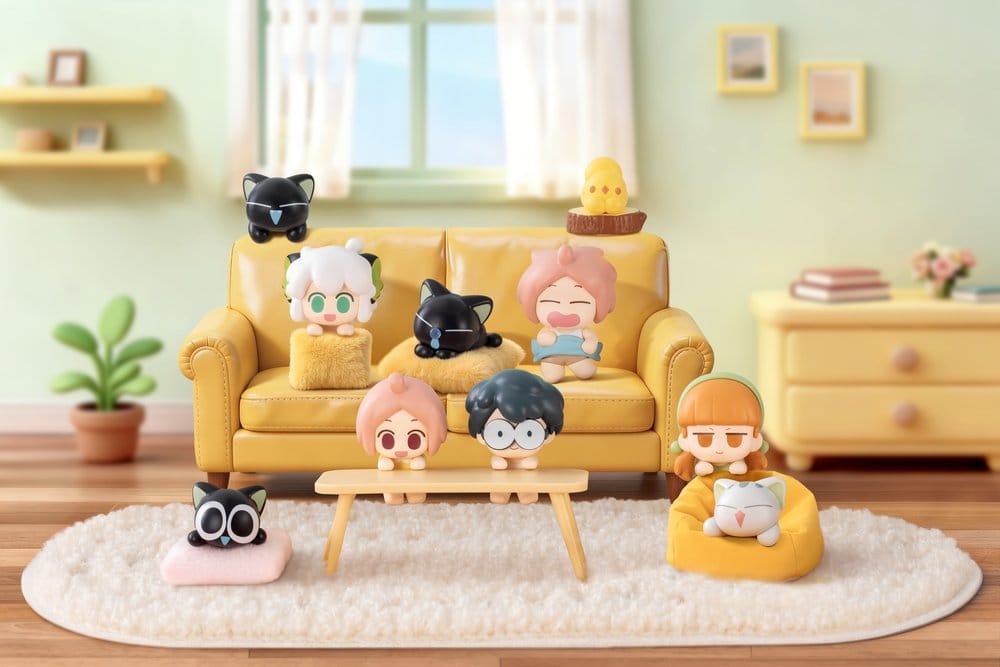 Luo Xiaohei Peekrin Series 1 Blind Box pack de 2 Figuras Mini Expositor (4) Frikytopia