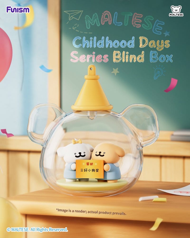 Maltese Childhood Days Series Figura Mini Blind Box Expositor (8)