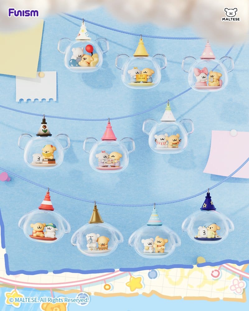 Maltese Childhood Days Series Figura Mini Blind Box Expositor (8)