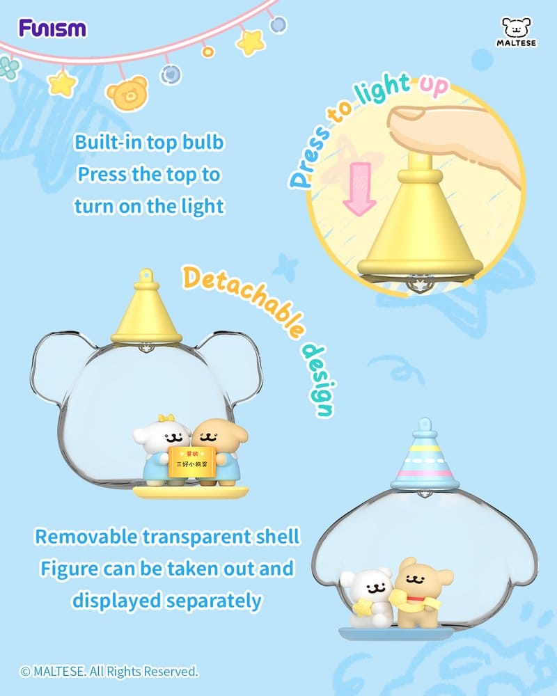 Maltese Childhood Days Series Figura Mini Blind Box Expositor (8)