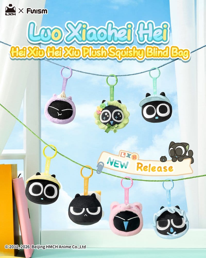 Luo Xiaohei Hei Xiu Hei Xiu Peluche Squishy Blind Bag Expositor (6) Frikytopia