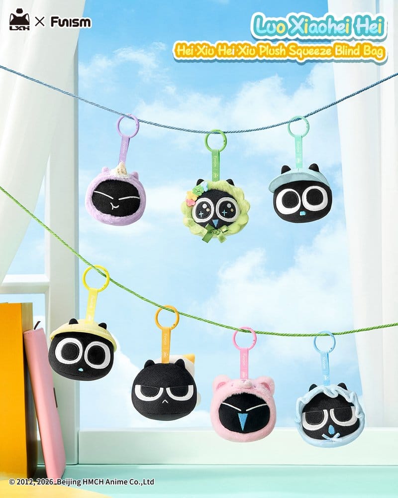 Luo Xiaohei Hei Xiu Hei Xiu Peluche Squishy Blind Bag Expositor (6)