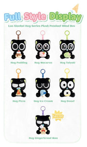 Luo Xiaohei Minifiguras Hug Plush Pendant Series 10 cm Expositor (6 )