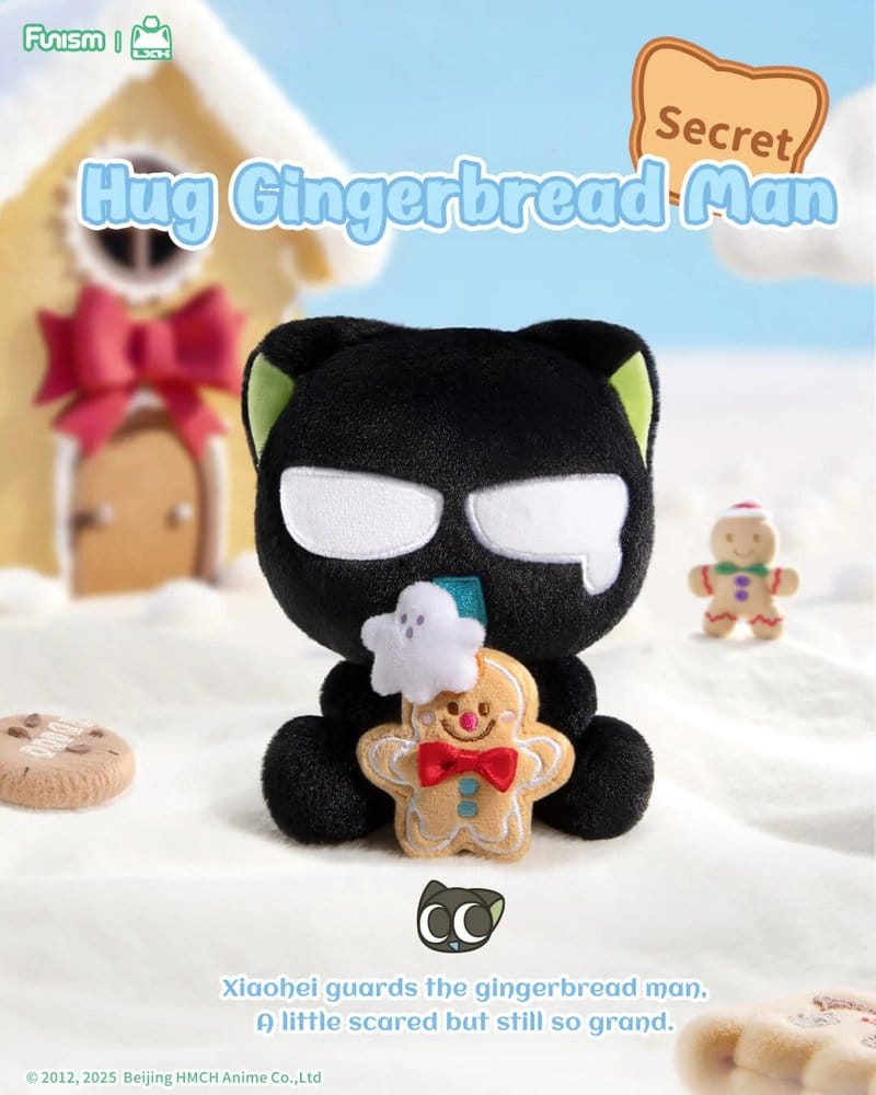 Luo Xiaohei Minifiguras Hug Plush Pendant Series 10 cm Expositor (6 )