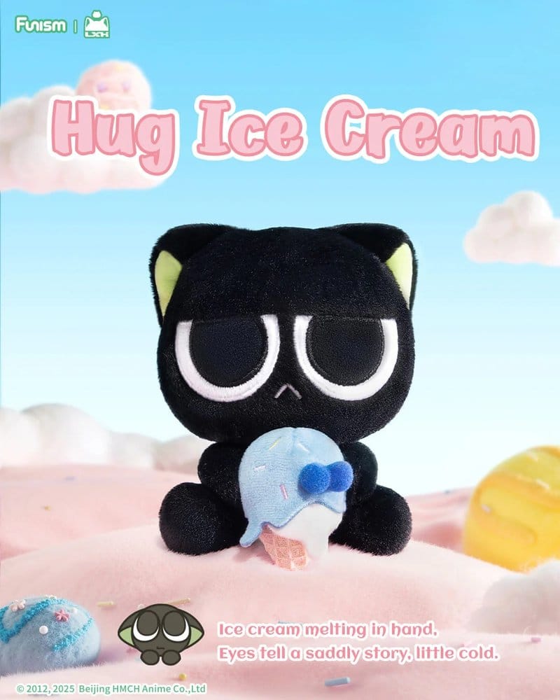 Luo Xiaohei Minifiguras Hug Plush Pendant Series 10 cm Expositor (6 )