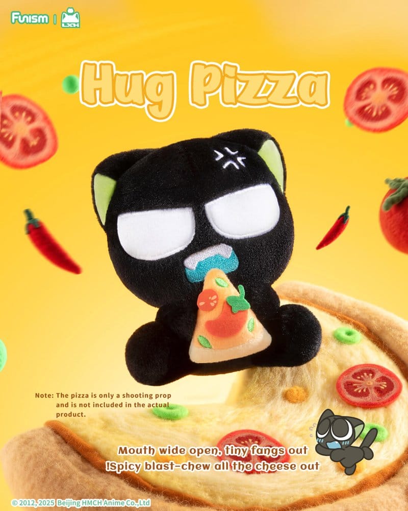 Luo Xiaohei Minifiguras Hug Plush Pendant Series 10 cm Expositor (6 )