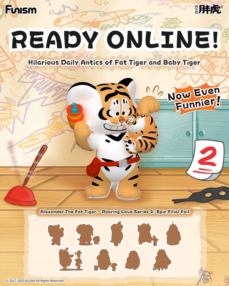 ALEXANDER THE TIGER ROARING LOVE SERIE 2 BLIND Caja DISPLAY (8)