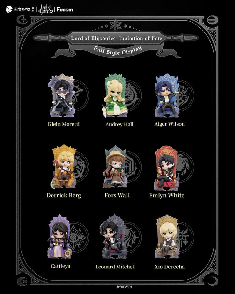 Lord of Mysteries Minifiguras Invitation of Fate 9 cm Expositor (9)
