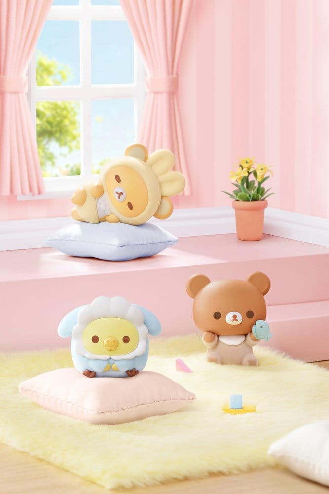 Rilakkuma Nuonuo Baby Series Blind Box Figuras Mini Cubby Face Expositor (4)