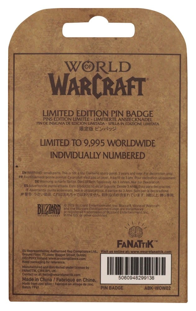 World of Warcraft Chapa Pepe Limited Edition