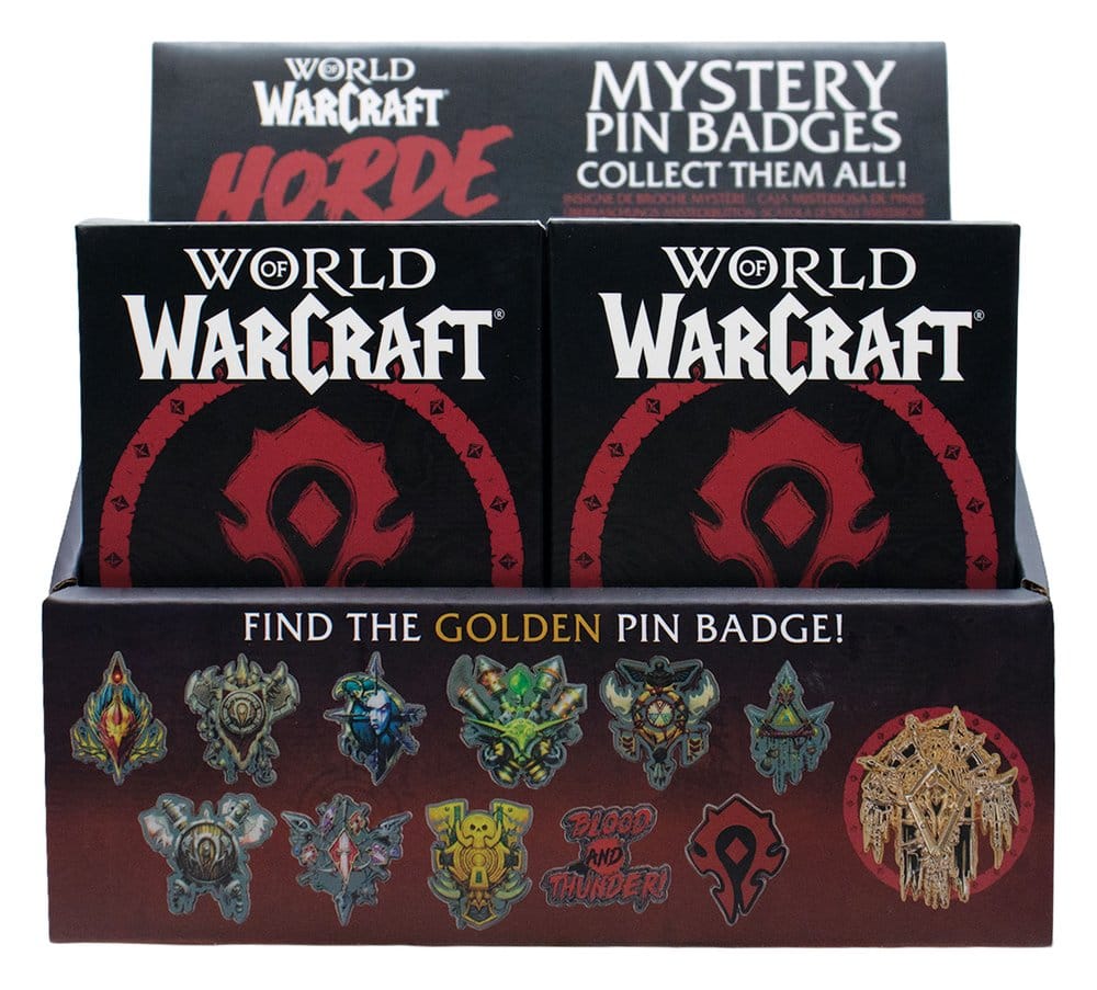 World of Warcraft Chapas Misteriosa Horda Expositor Caja Ciega (12) Frikytopia