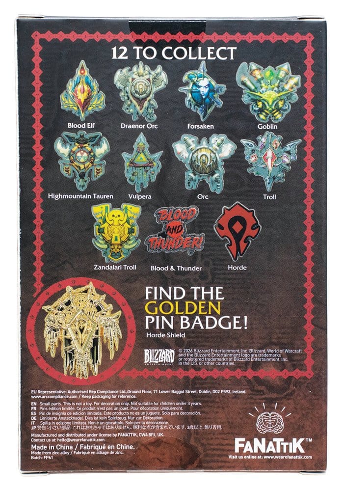 World of Warcraft Chapas Misteriosa Horda Expositor Caja Ciega (12)