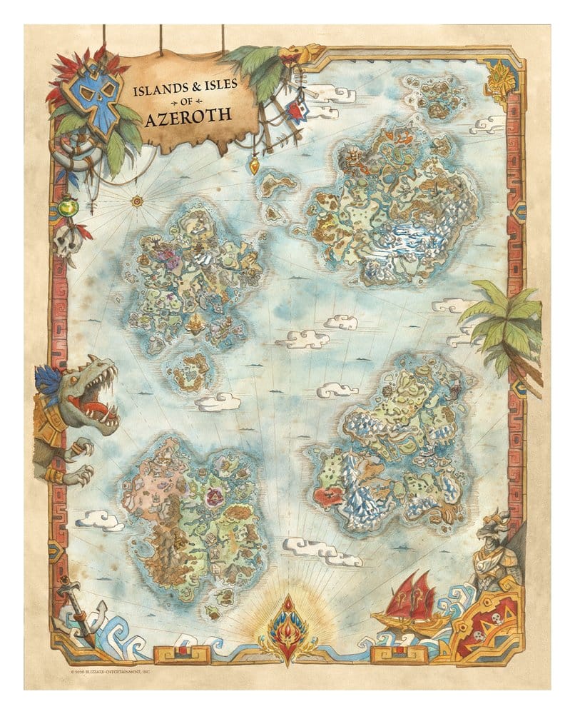 World of Warcraft Litografia Set Limited Edition 42 x 30 cm
