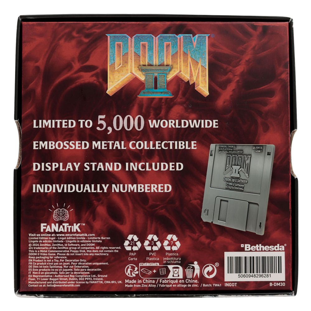Doom 2 Réplica Arena Floppy Disk Limited Edition