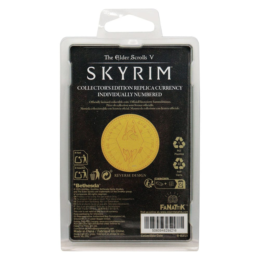 The Elder Scrolls Moneda Septim Misty Gold Edition