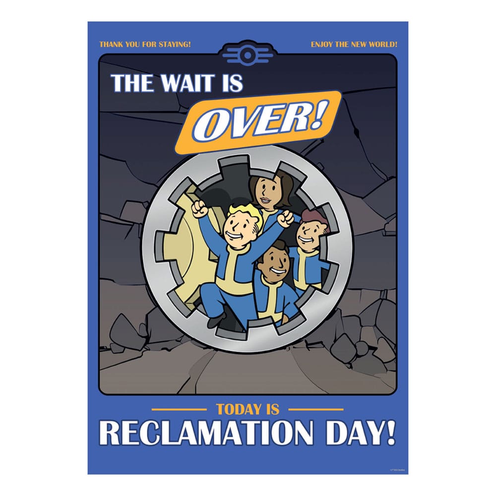 Fallout Litografia Reclamation Day Edition 42 x 30 cm Frikytopia