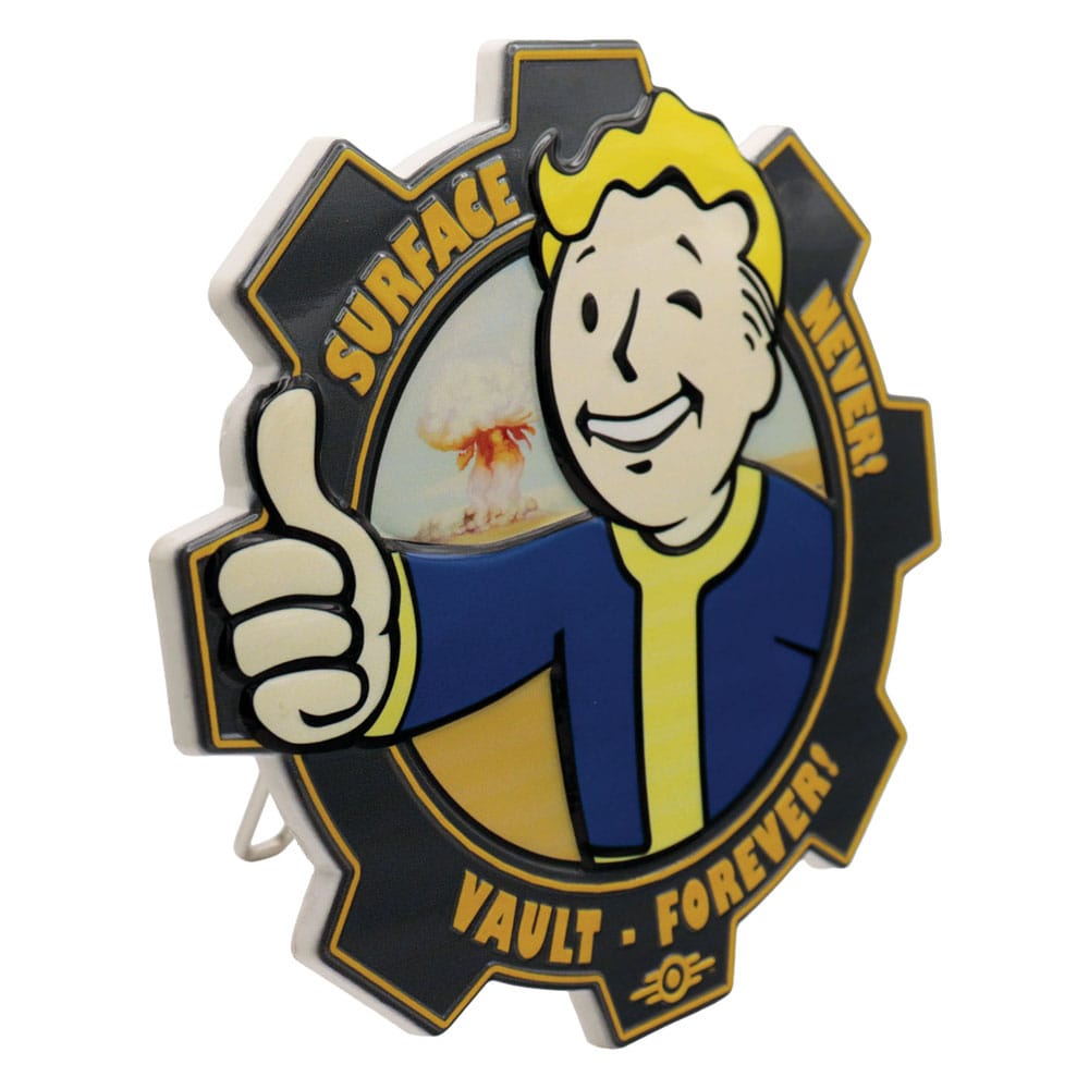 Fallout Placa de resina Vault Boy