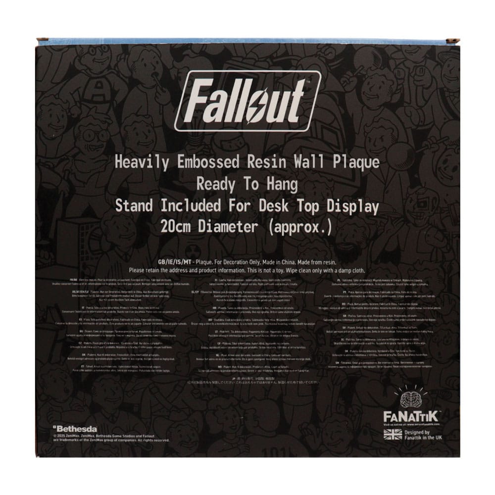 Fallout Placa de resina Vault Boy