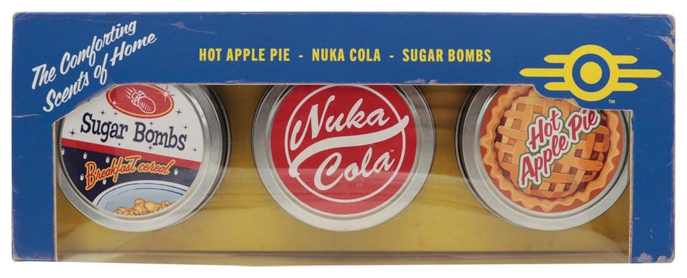Fallout pack de 3 Velas Vault Dweller's 6 cm