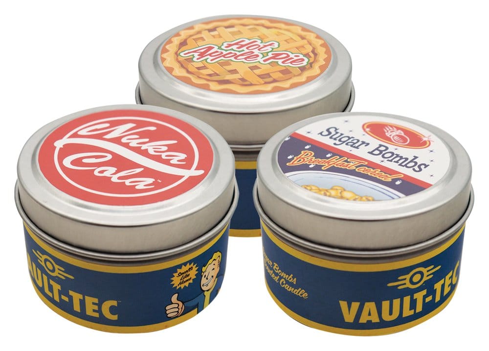 Fallout pack de 3 Velas Vault Dweller's 6 cm