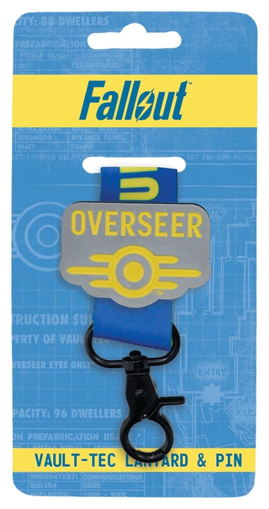 Fallout Vault-Tec Overseer Llavero & Chapa Set Frikytopia