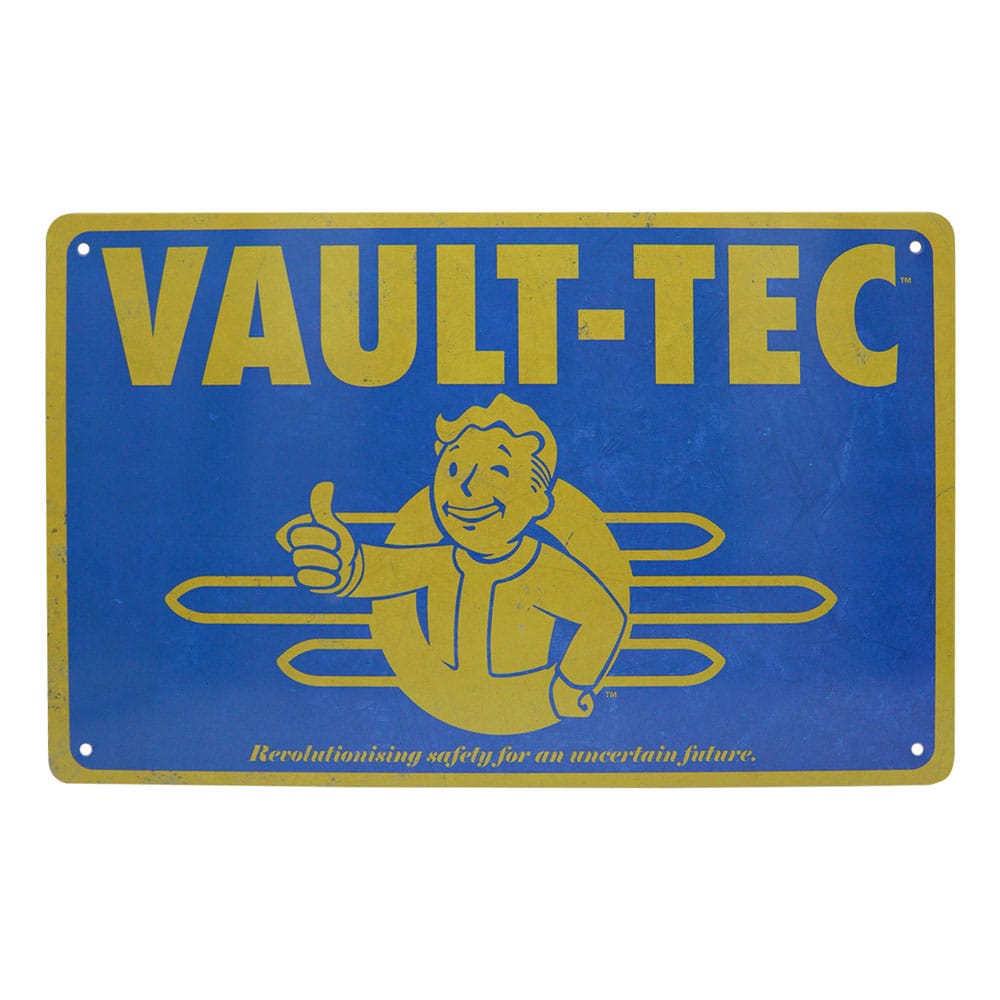 Fallout Set de 3 Placa de Chapa Brands