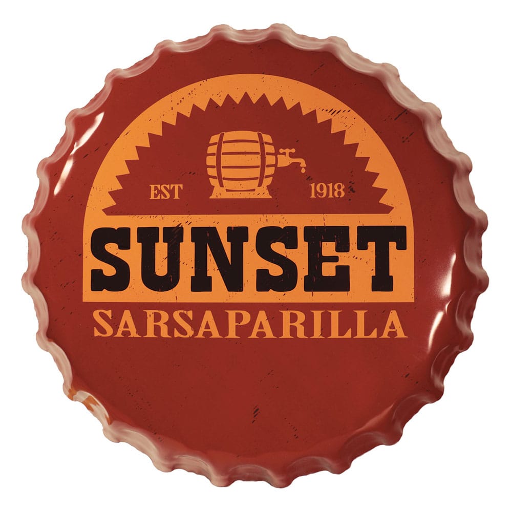 Fallout Placa de Chapa Sunset Sarsaparilla Bottle Cap Frikytopia
